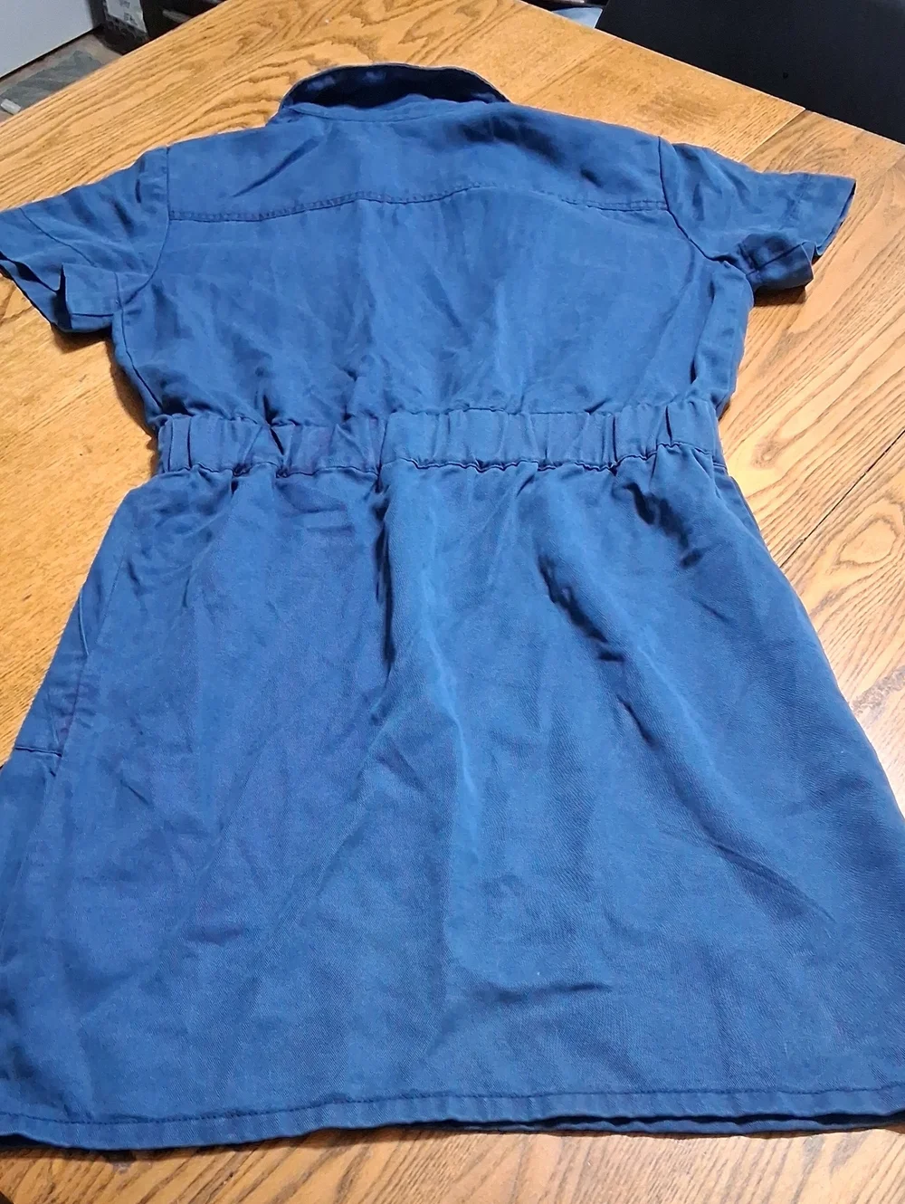 J.CREW Women Dress 2 Blue Short Sleeves Used Preowned  Jcrew